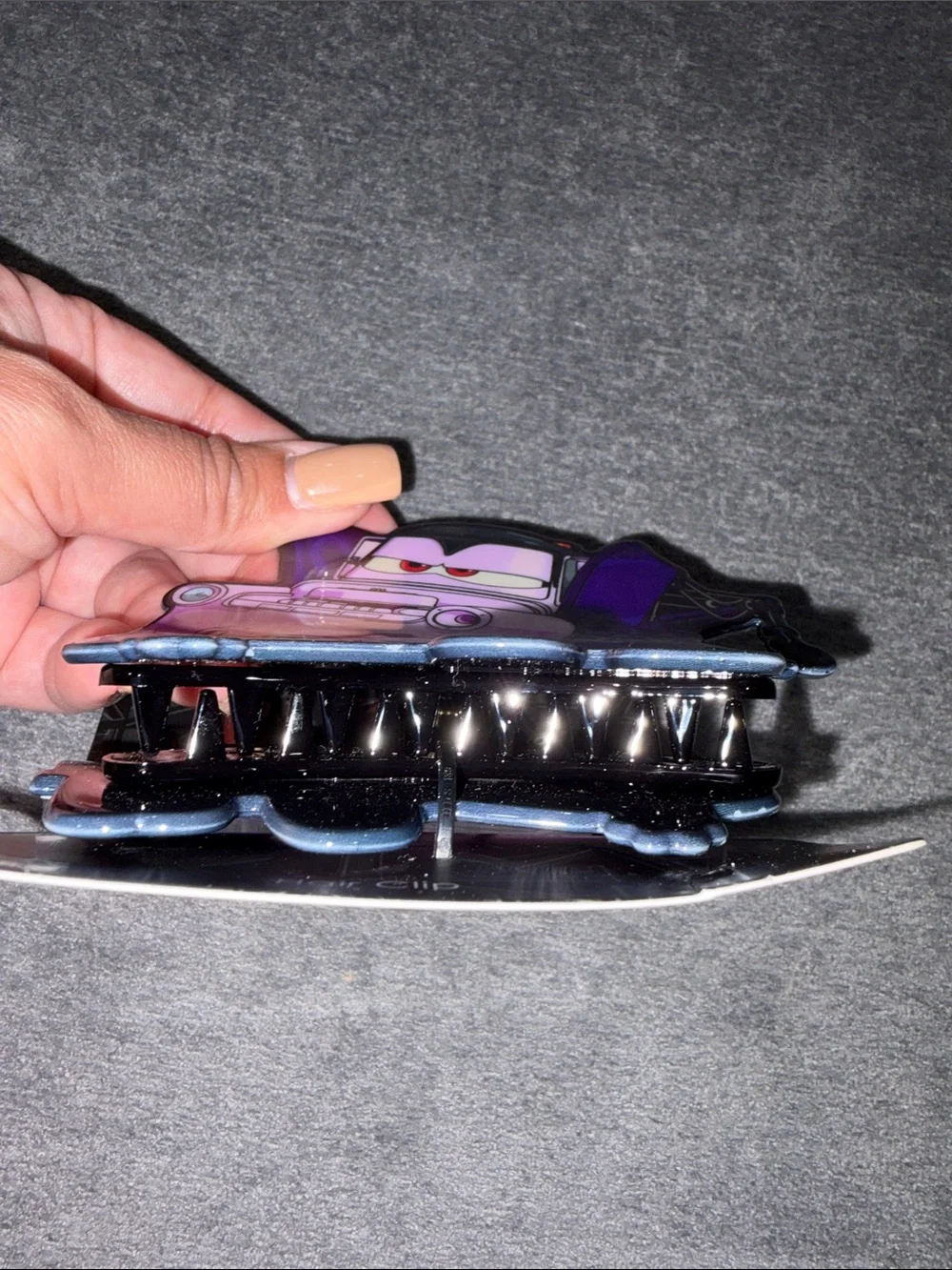 Disney- NWT Pixar Purple Vampire Tow Mater Hair Clip
